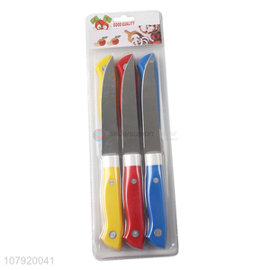 Fashion 6 Pieces Stainless Steel Fruit Knife Kitchen Knife Vegetable Knife