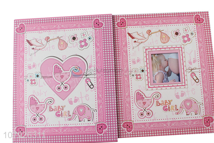 Hot selling 4*6 photo albums holds 100 photos baby girl photo album