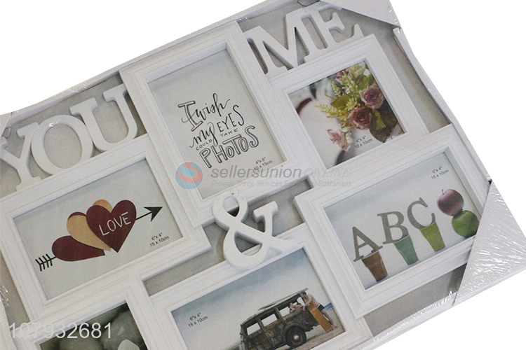 Popular products table decoration plastic collage photo frame wholesale