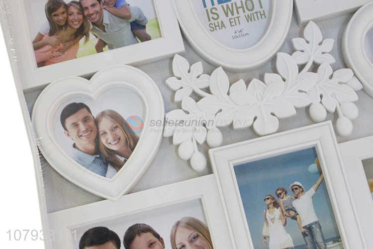 New products plastic home decorating combination photo frame with top quality