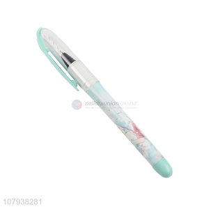 Yiwu wholesale cartoon printing ink pen office ballpoint pen