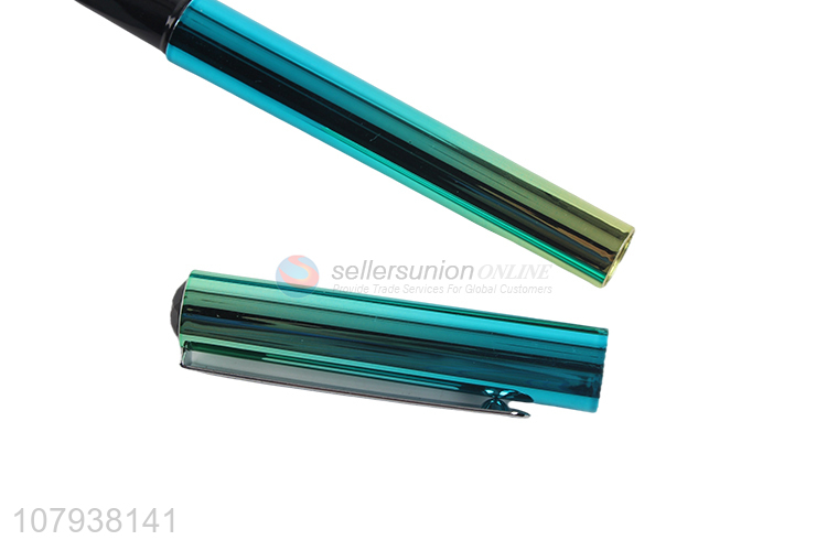 Creative gradient signature fountain pen student writing pen with ink sac