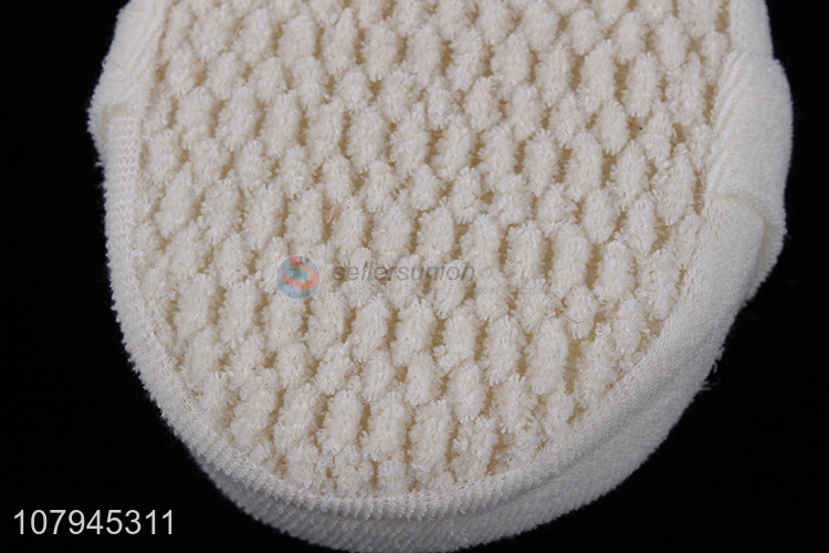 Factory price body exfoliating scrubber bath sponge pad for bathroom