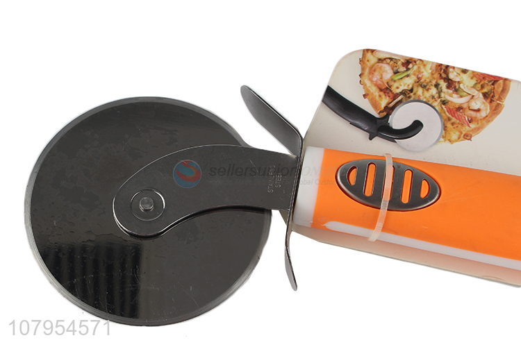 Online wholesale pp handle stainless steel pizza cutter pizza tools