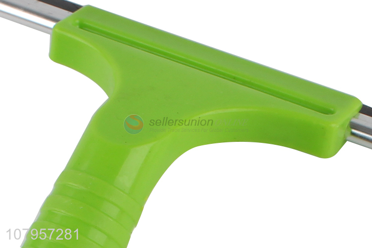 Best selling green plastic universal window scraper household cleaning supplies