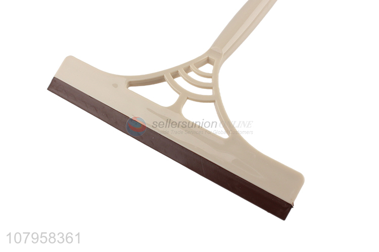 Best selling beige plastic universal long handle window scraper