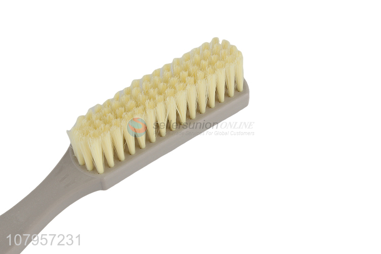 Hot popular grey household cleaning shoe brush plastic soft brush