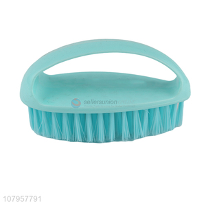 Yiwu exports blue plastic scrubbing brush household laundry brush