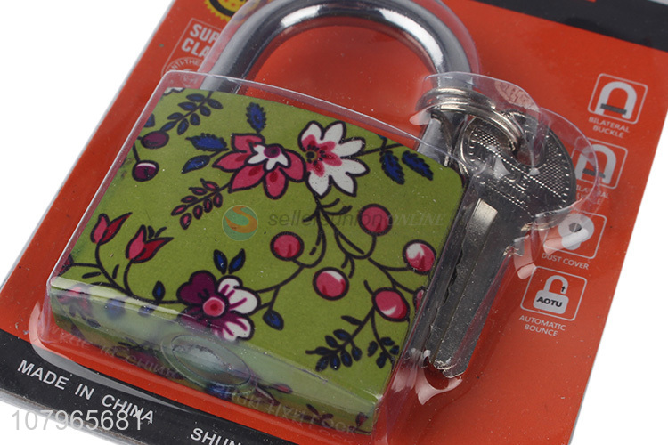 China exports printing creative padlock universal household padlock