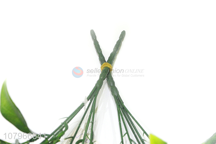 Factory direct sale green artificial bellflower creative home decoration