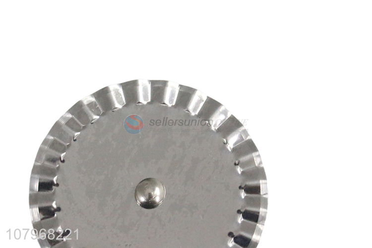 New Design Stainless Steel Wavy Edge Pizza Cutter Wheel