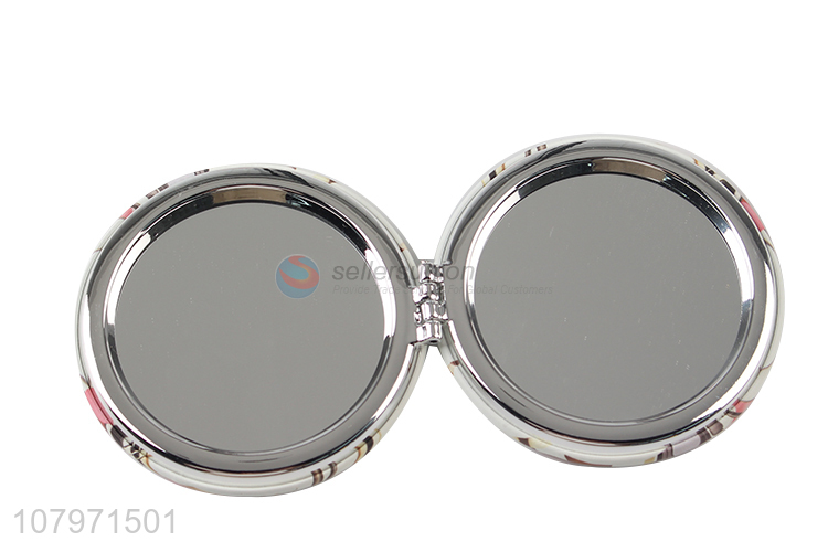 Good Price Round Makeup Mirror Foldable Compact Mirror For Ladies