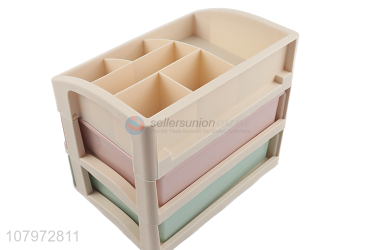 Online wholesale multifunctional 2 tiers plastic storage drawer pp storage box