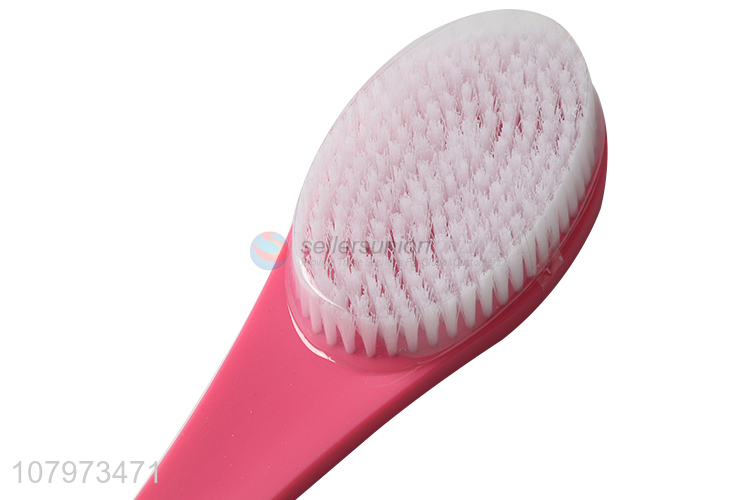 Good Price Non-Slip Plastic Handle Bath Brush Shower Brush