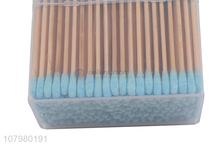 China wholesale daily use wooden stick cotton swabs for cleaning