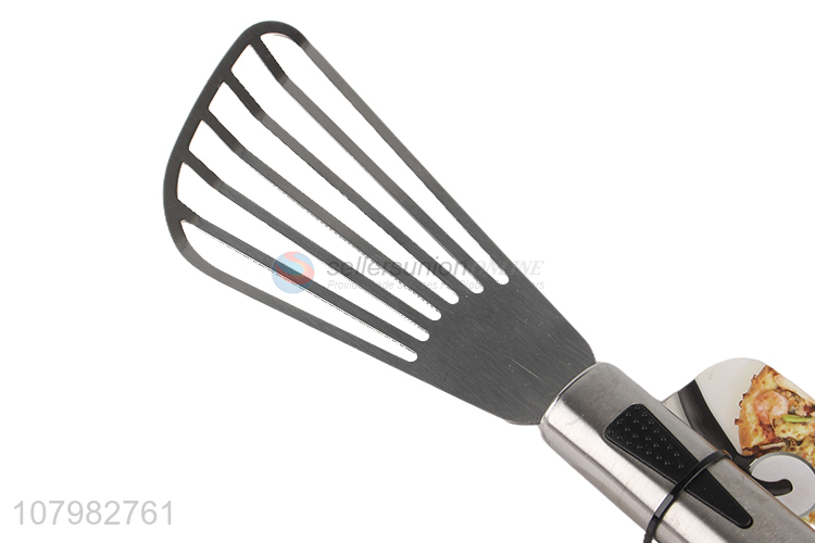 New product silver stainless steel multi-purpose fan-shaped frying shovel