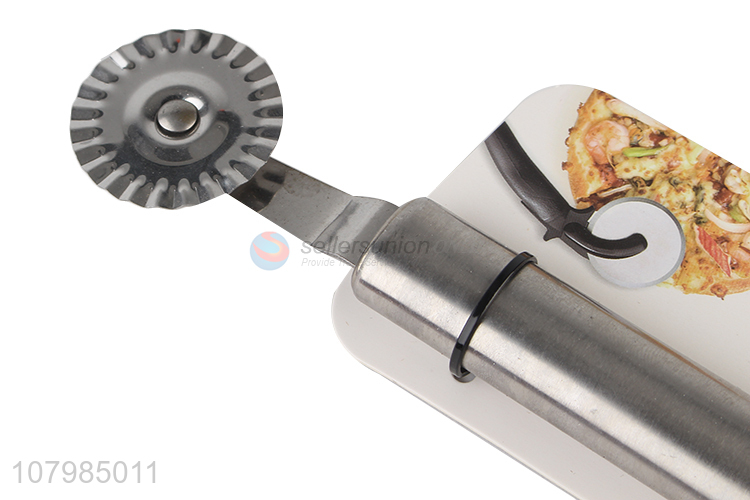 Hot sale multifunction stainless steel cheese pizza cutter slicer