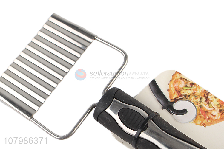 Unique Design French Fry Cutter Corrugated Potato Slicer For Kitchen