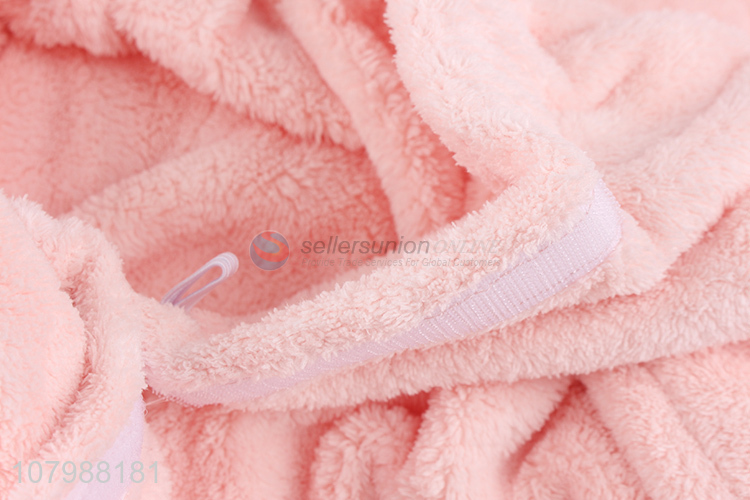 China factory pink cute soft bath towel for daily use