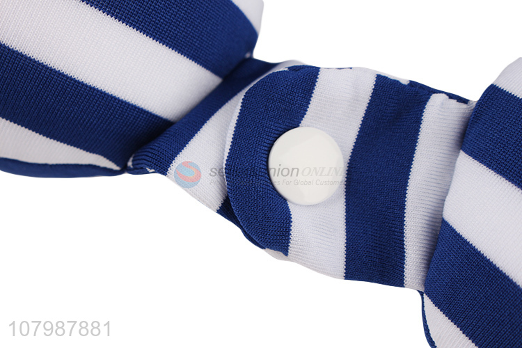 Good selling stripe pattern travel u-shaped neck pillow for airplane