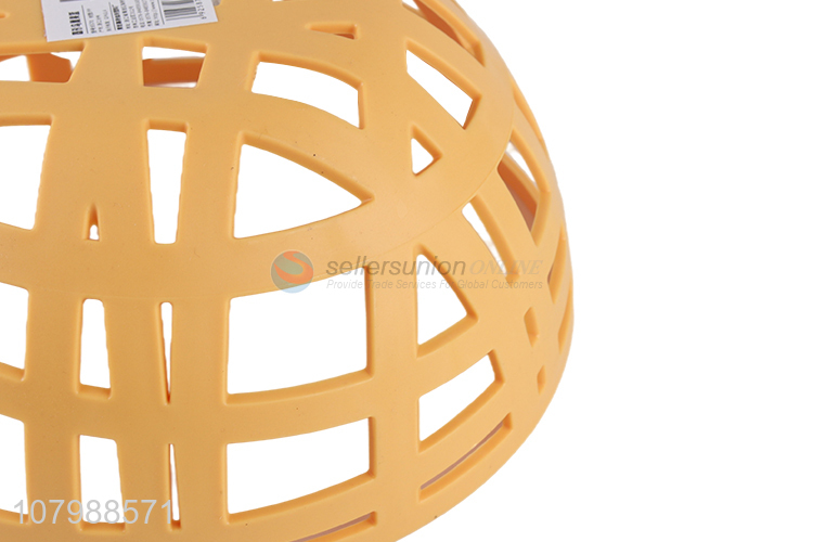 Good quality round bird nest shape plastic fruit basket vegetable washing basket