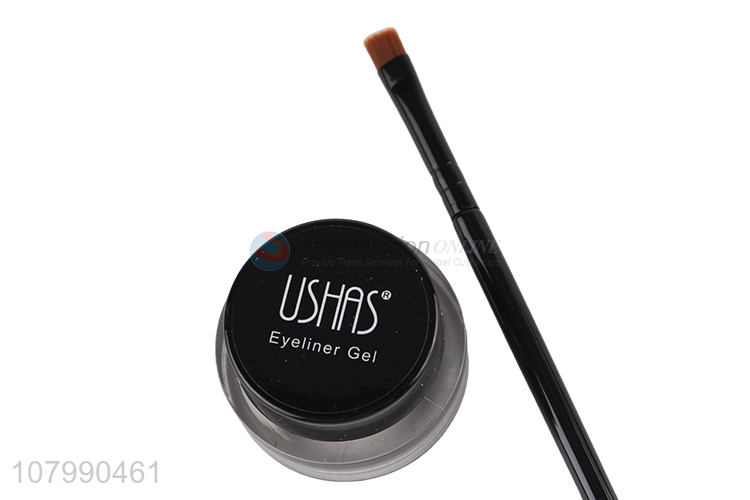 Top product cosmetics long lasting waterproof eyeliner gel with brush