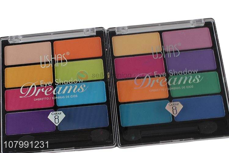 Fashion 8 Color Makeup Eyeshadow Palette With Eyeshadow Brush