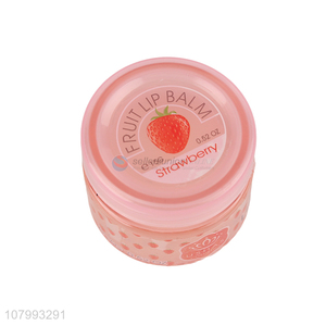 Top quality fruit strawberry women lip balm for daily use