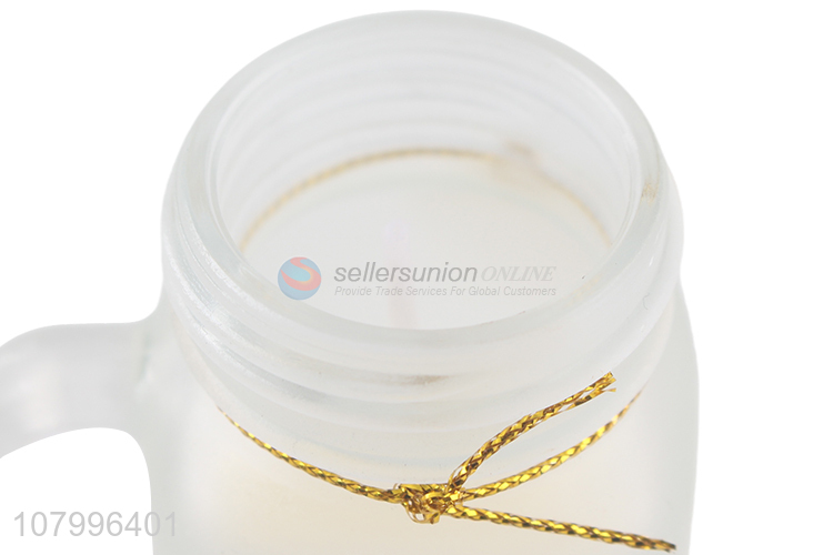 High Quality Hand Made Scented Candle In Glass Jar With Lid