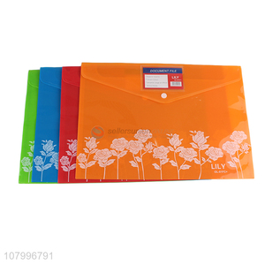 Wholesale Colorful File Bag File Folder Document Storage Bag