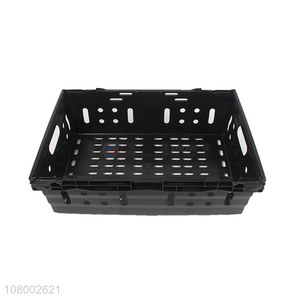 Yiwu market stackable plastic storage crates fruit vegetable transport crates