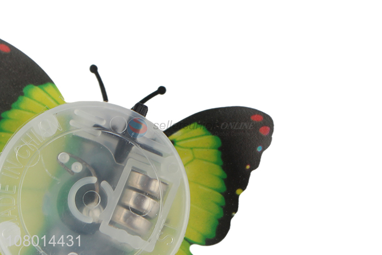 Low price led butterfly night light butterfly wall sticker wall art