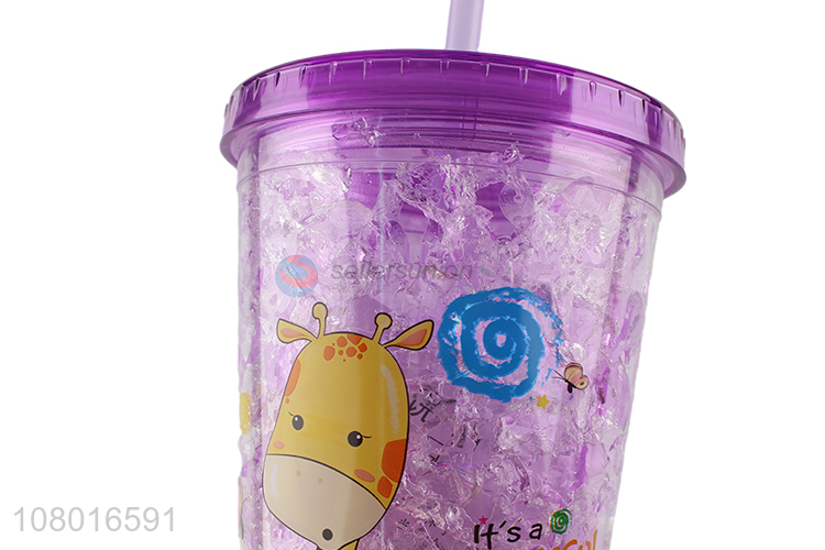 China imports double-walled cartoon plastic cooling tumbler summer cups