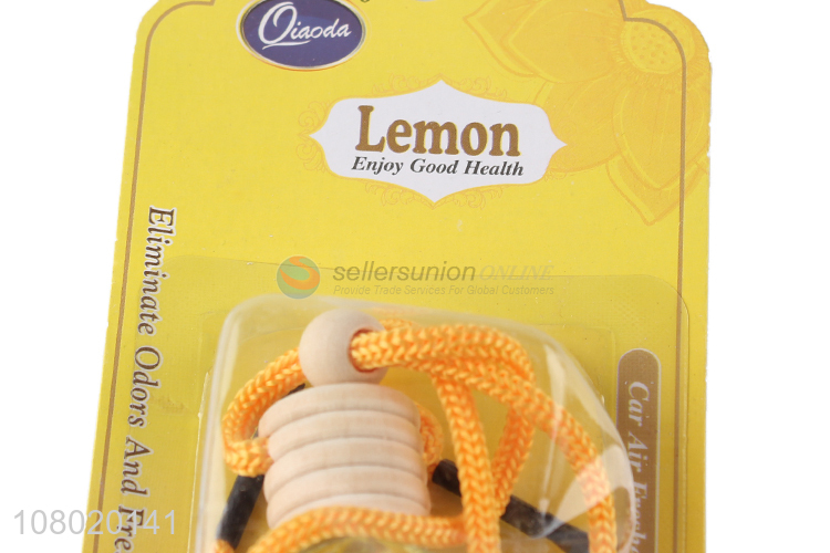 Factory Wholesale Lemon Perfume Hanging Car Air Freshener