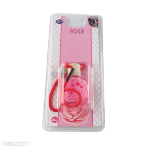 Good Sale Rose Scented Car Perfume Hanging Air Freshener