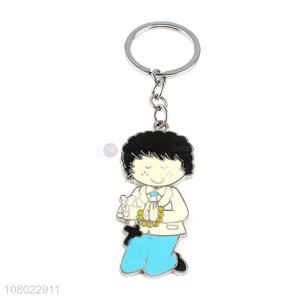 Yiwu market zinc alloy metal keychains key chain promotional gifts