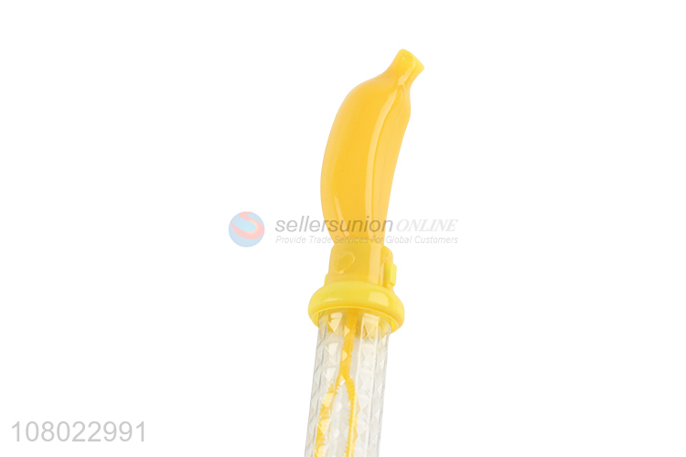 Popular product yellow bubble wand children blowing bubble toy