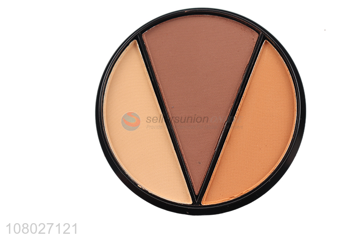 China factory 3 colors contour palette portable contour powder palette