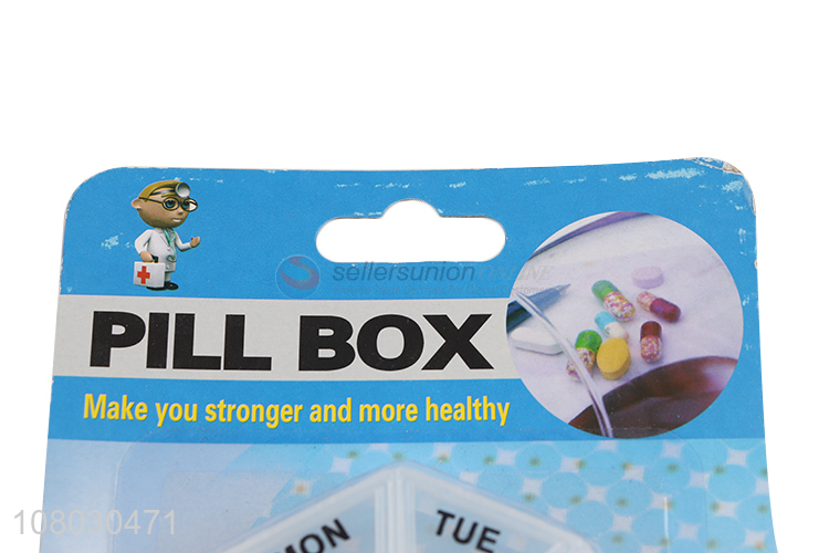 China products plastic weekly pill case medicine box