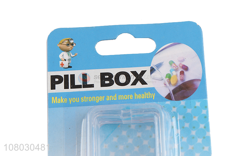 New arrival portable transparent pill box medicine box for sale