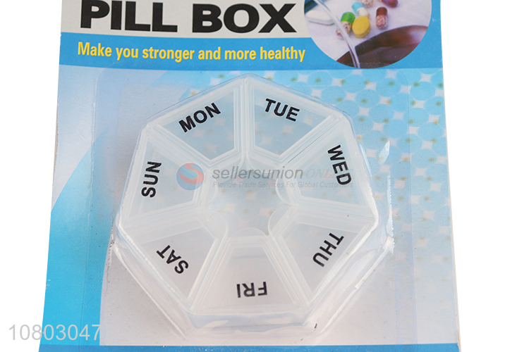 China products plastic weekly pill case medicine box