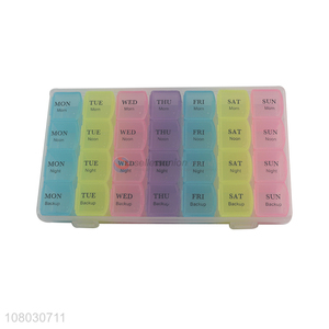 Most popular portable travel plastic pill case medicine box for sale