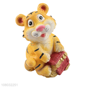 Wholesale from china animal tiger shape home decoration money box