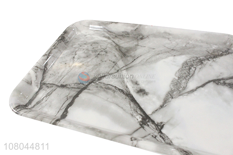 Wholesale Marbling Melamine Tray Fast Food Trays