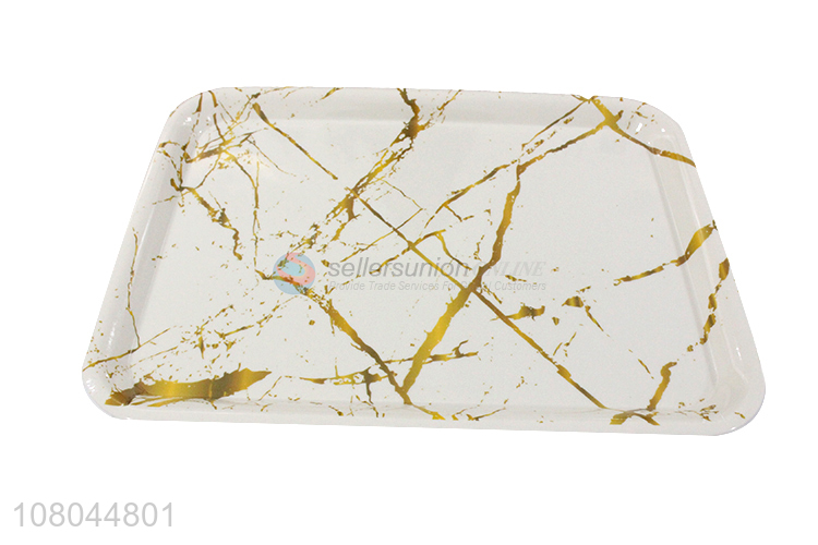 Fashion Marbling Melamine Tray Fast Food Trays Serving Platters