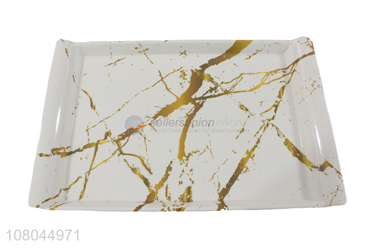 Custom Marbling Melamine Tray Food Tray Catering Trays