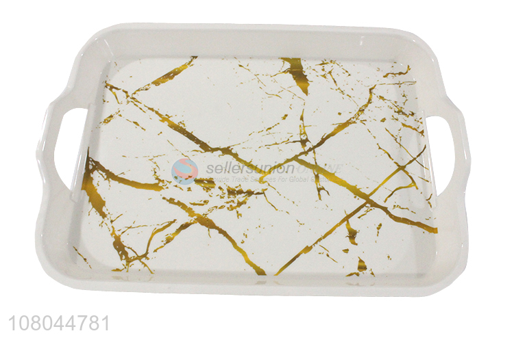 Custom Marbling Melamine Tray Catering Trays Food Tray