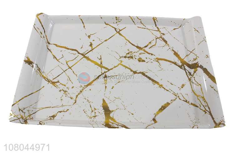 Custom Marbling Melamine Tray Food Tray Catering Trays