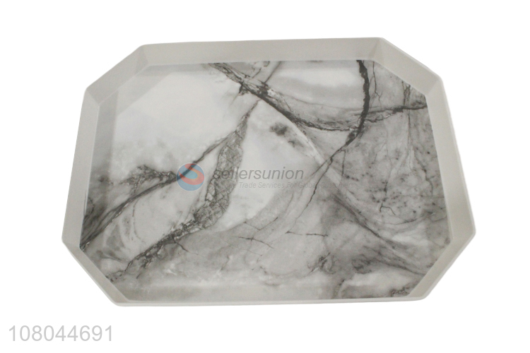 Good Sale Fashion Marbling Melamine Tray For Tea And Coffee