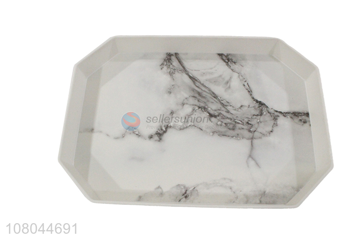 Good Sale Fashion Marbling Melamine Tray For Tea And Coffee